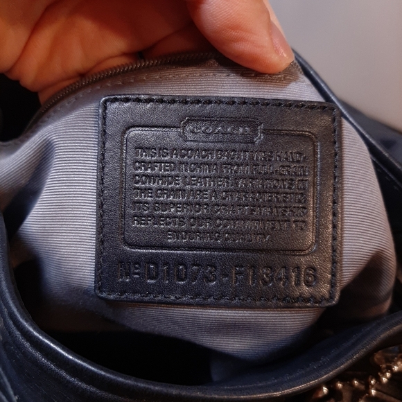 ❌SOLD❌Parker Leather Hobo Handbag Black Buttery Soft Gelato Pleated 13416 - Picture 11 of 14